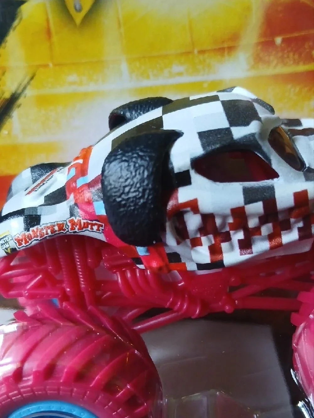 Monster Jam Monster Mutt Dalmatian Kids Truck - Red & White